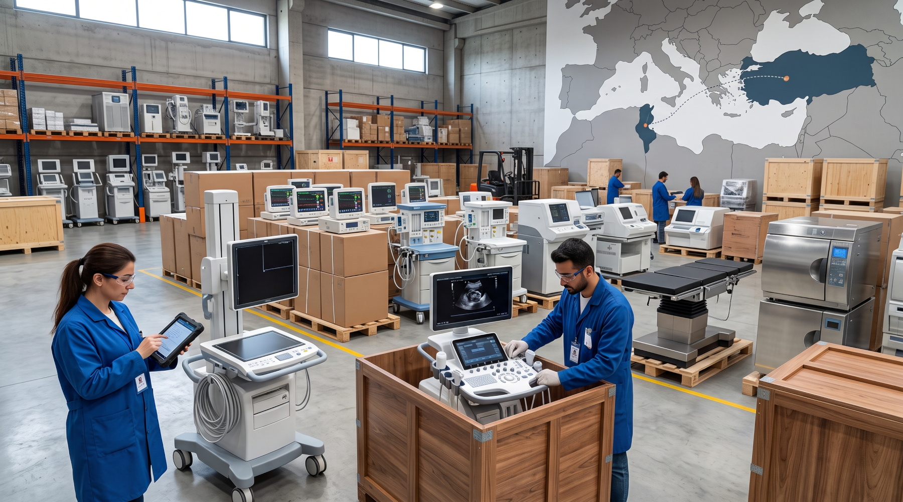 Medical Equipment from Turkey to Tunisia